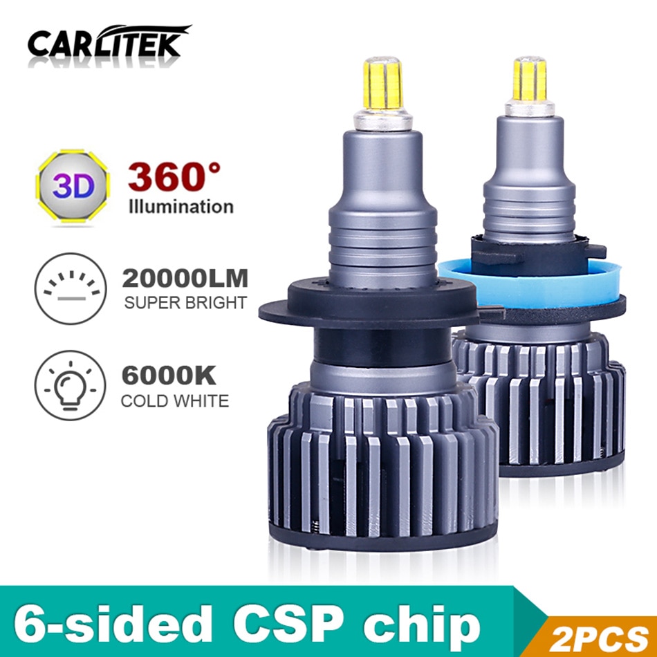 Carlitek H7 LED 360 HB3 Led H11 H8 9005 9006 HB4 ڵ..